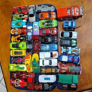 Pack of 39 Assorted Kids Toy Cars - Multicolor Pack